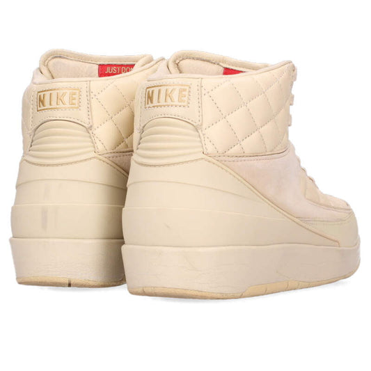 NIKE Air Jordan 2 Retro Just Don Sneakers Beige Size 9