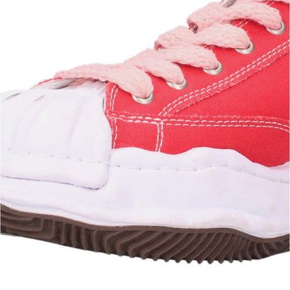 MIHARAYASUHIRO 08FW Original Sole Sneakers Red/Wht Size 9.5