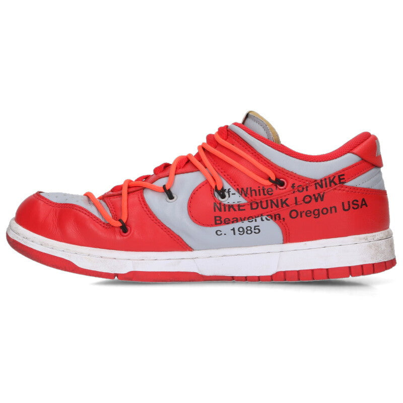 NIKE OFF-WHITE Dunk Low Sneakers Size 9.5