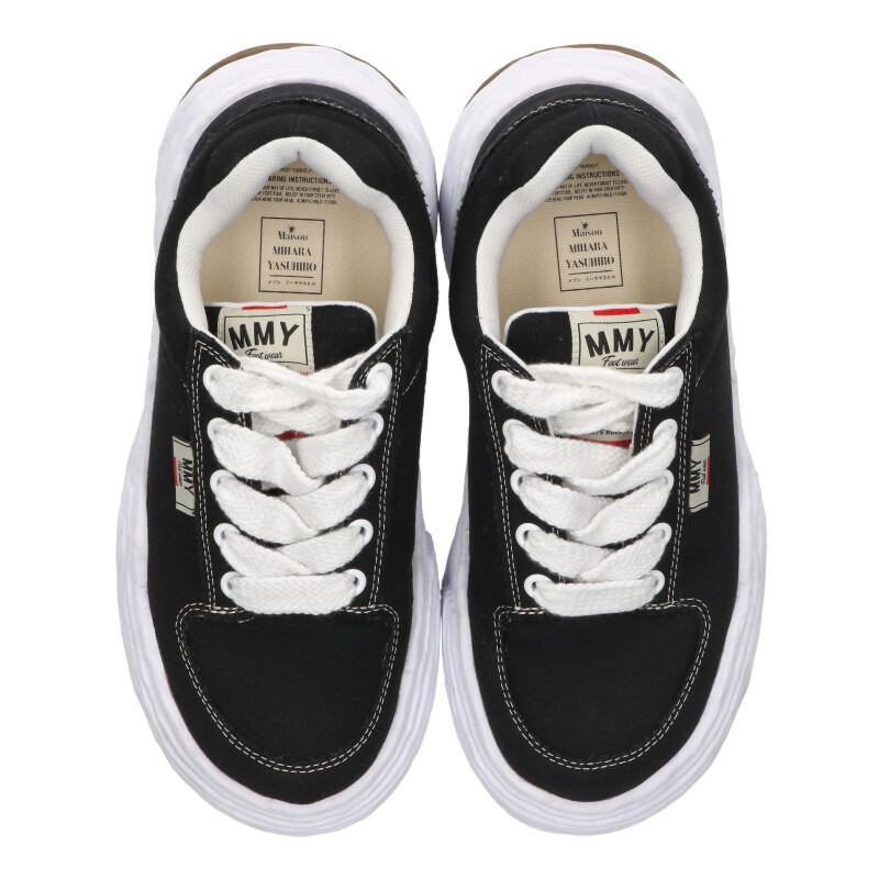 MIHARAYASUHIRO Canvas Low-Cut Sneakers Black Size 8.5