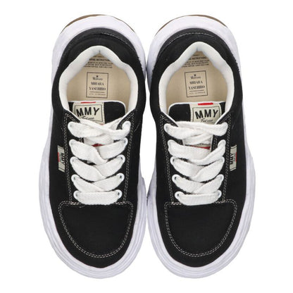 MIHARAYASUHIRO Canvas Low-Cut Sneakers Black Size 8.5
