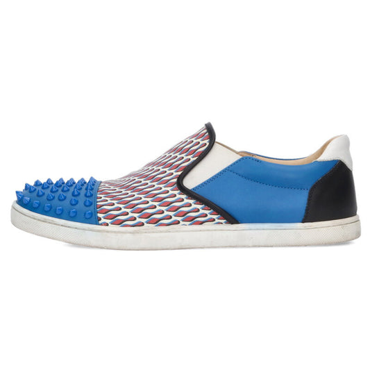 Christian Louboutin Stud-Embellished Sneakers Size 7.5