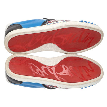 Christian Louboutin Stud-Embellished Sneakers Size 7.5