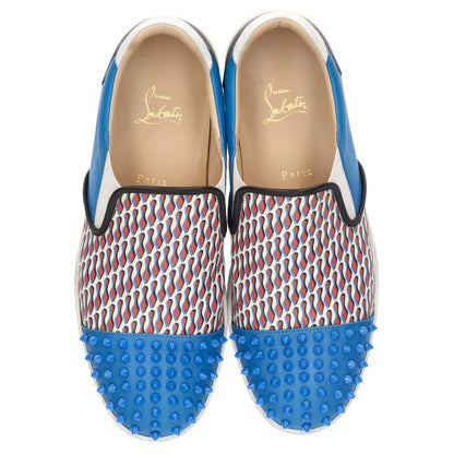 Christian Louboutin Stud-Embellished Sneakers Size 7.5