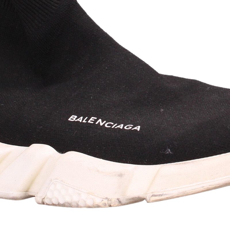BALENCIAGA Speed Trainer Sneakers Black Size 11.5