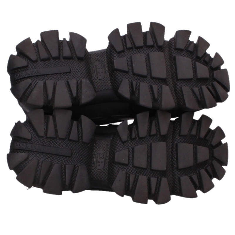 PRADA 2EG293 Cloudbust Thunder Sneakers Black Size 6
