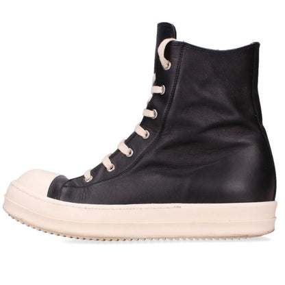 Rick Owens RAMONES Leather High-Top Sneakers Multi Size 8.5