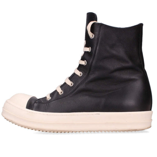 Rick Owens RAMONES Leather High-Top Sneakers Multi Size 8.5