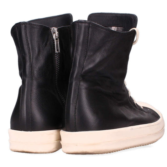 Rick Owens RAMONES Leather High-Top Sneakers Multi Size 8.5