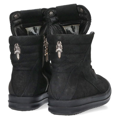 Chrome Hearts GeoBasket CH Cross Leather High-Top Size 6
