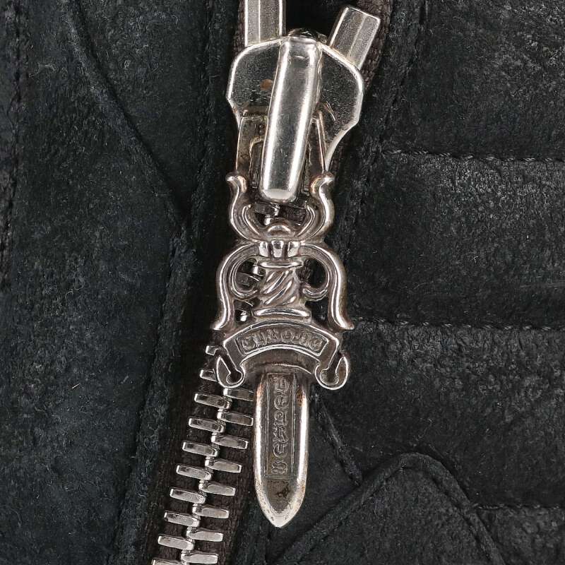 Chrome Hearts GeoBasket CH Cross Leather High-Top Size 6