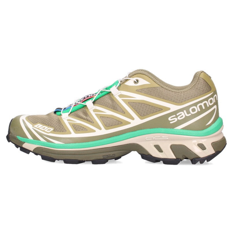 Salomon XT-6 Low-Cut Sneakers Khaki Green Size 8