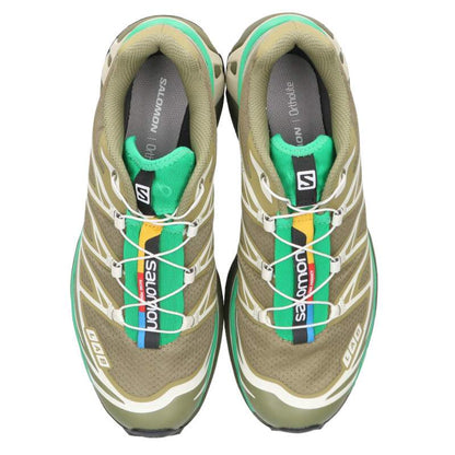 Salomon XT-6 Low-Cut Sneakers Khaki Green Size 8