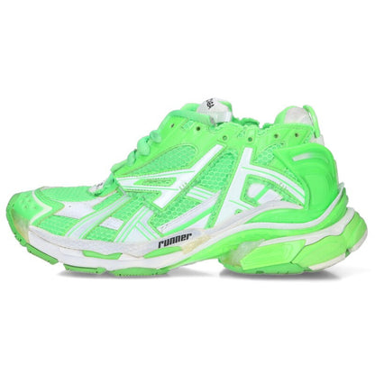 BALENCIAGA Runner Sneakers Green Size 8.5