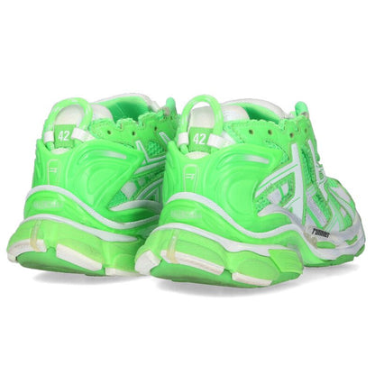 BALENCIAGA Runner Sneakers Green Size 8.5