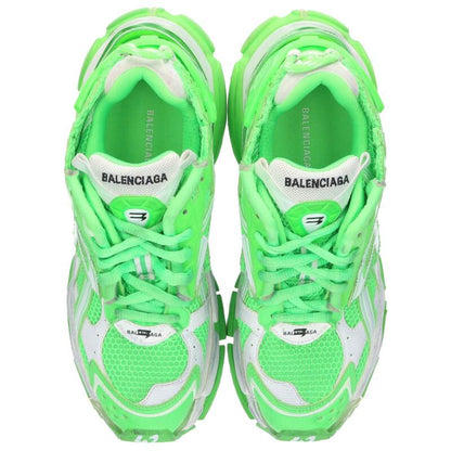 BALENCIAGA Runner Sneakers Green Size 8.5