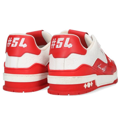 LOUISVUITTON LV Trainer Monogram Low-Top Red/White Size 9