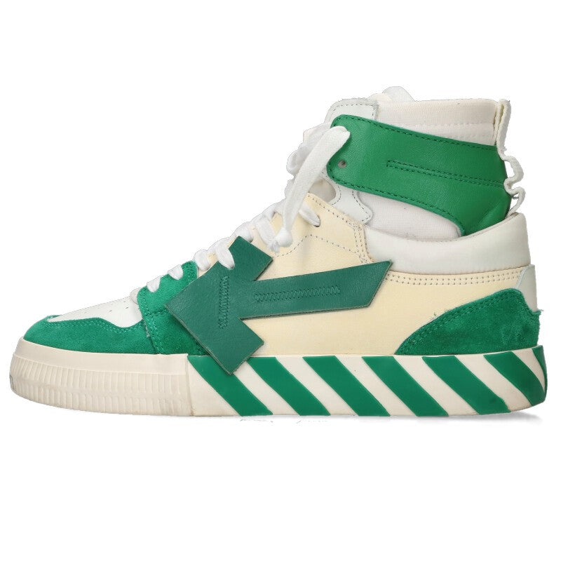 OFF-WHITE High Top Vulcanized Leather Multi Size 6.5