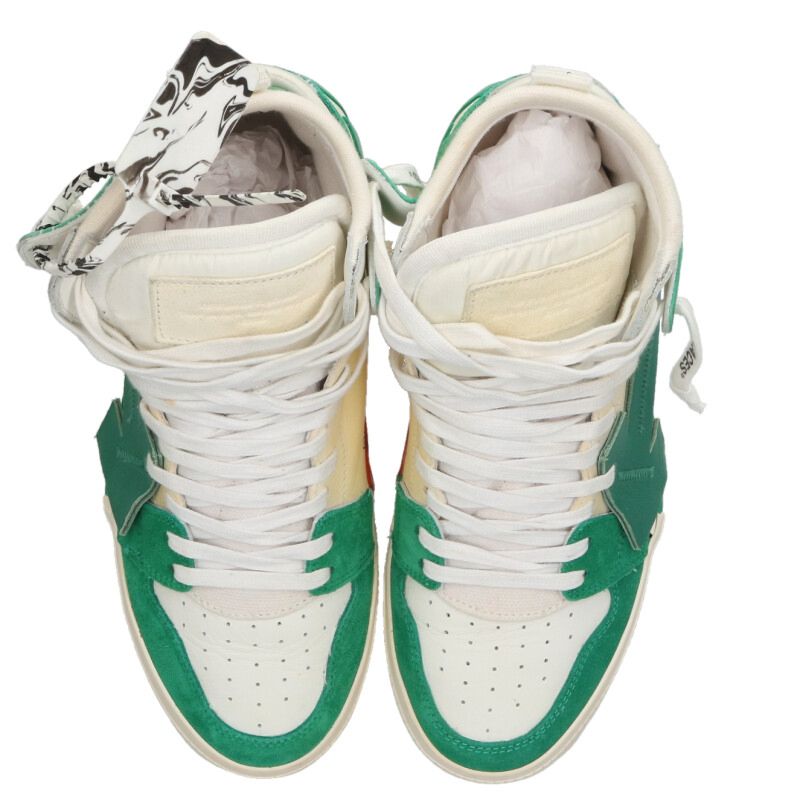 OFF-WHITE High Top Vulcanized Leather Multi Size 6.5