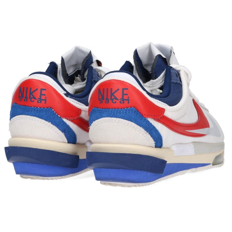 Sacai x NIKE Zoom Cortez White Red Multi Size 8.5