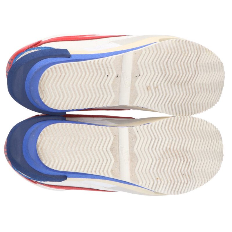 Sacai x NIKE Zoom Cortez White Red Multi Size 8.5