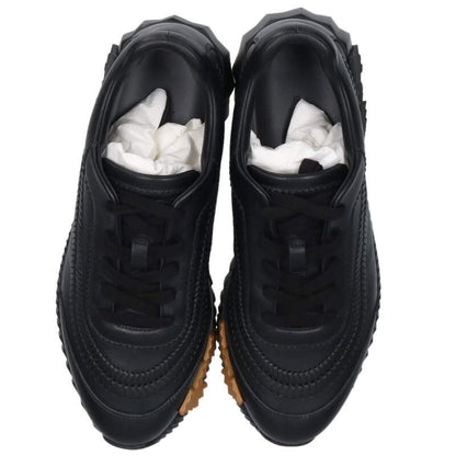 HERMES Bouncing Leather Low-Cut Black Size 7.5