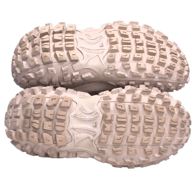 BALENCIAGA Platform Bouncer Sneakers Beige Size 8.5