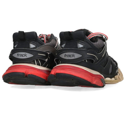 BALENCIAGA Track Sneakers Black Red Size 8.5