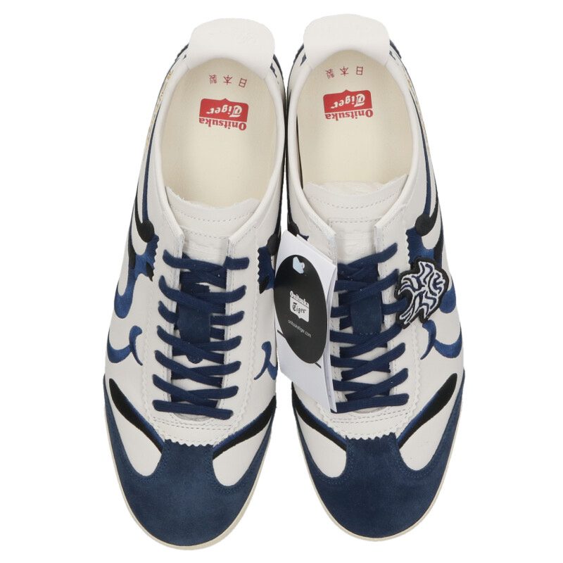 Onitsuka Tiger MEXICO 66 DELUXE White Navy Sneakers Size 9