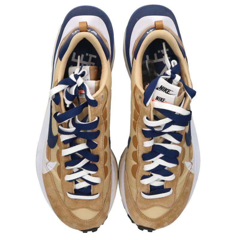 Sacai x Nike VAPORWAFFLE SESAME Beige Navy Size 10.5