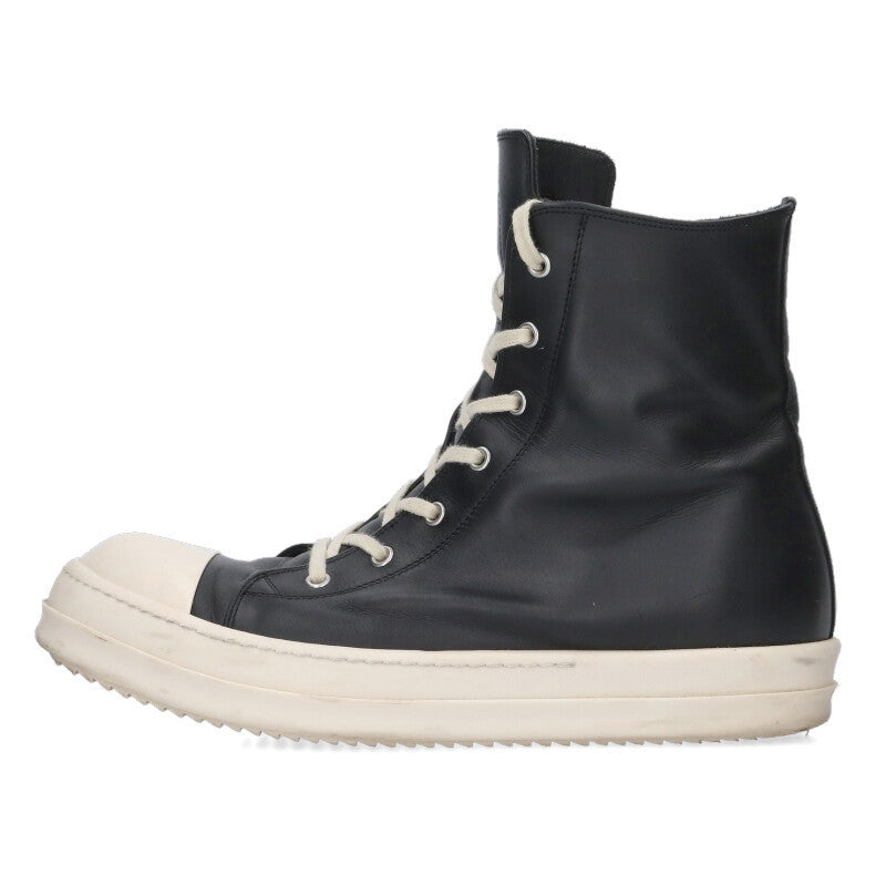 Rick Owens Ramones Leather High-Top Sneaker Size 10.5