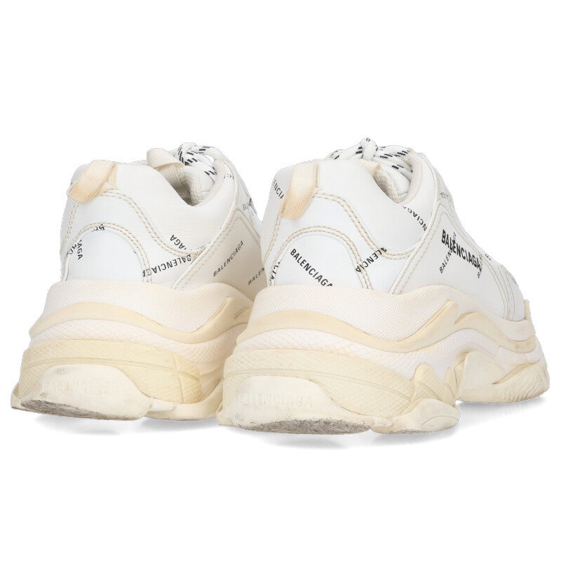 BALENCIAGA TRIPLE S TRAINERS All-Over Logo Print Size 7.5