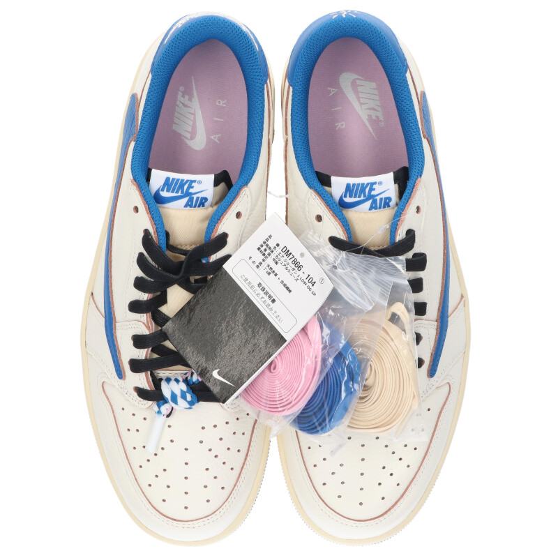 NIKE x Travis Scott Air Jordan 1 Low Fragment White Size 10