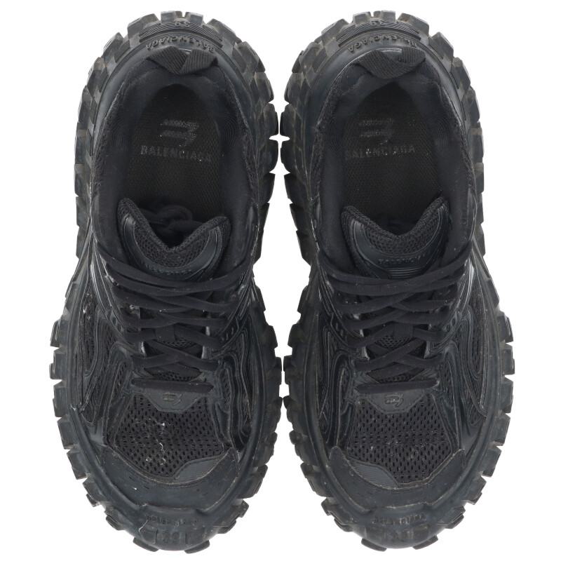 BALENCIAGA Bouncer Chunky Sole Sneakers Black Size 6