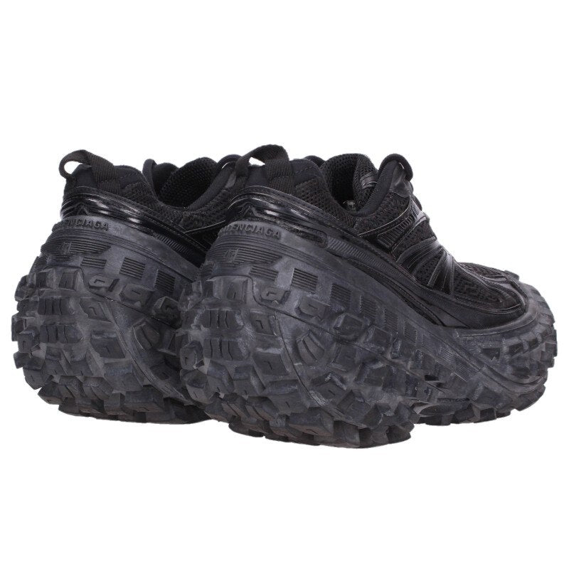 BALENCIAGA BOUNCER Chunky Sole Sneakers Black Size 7.5