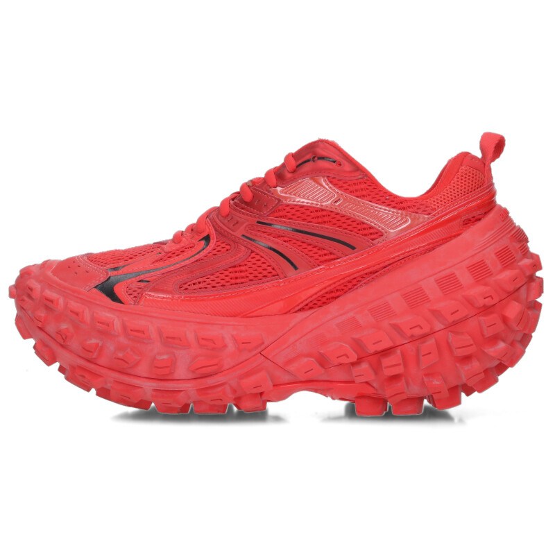 BALENCIAGA Bouncer Chunky Sole Sneakers Red Size 8.5