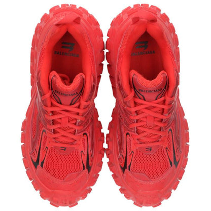 BALENCIAGA Bouncer Chunky Sole Sneakers Red Size 8.5