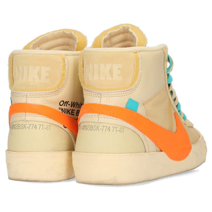 NIKE OFF-WHITE Blazer Mid Halloween Sneakers Orange Size 8