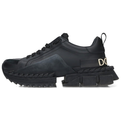 DOLCE & GABBANA Super King Lace-Up Leather Sneakers Size 8