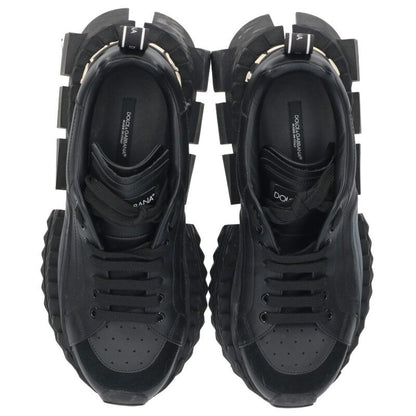 DOLCE & GABBANA Super King Lace-Up Leather Sneakers Size 8