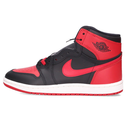 NIKE Air Jordan 1 High '85 Bred Sneakers Black/Red Size 9