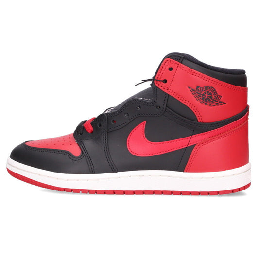 NIKE Air Jordan 1 High '85 Bred Sneakers Black/Red Size 9