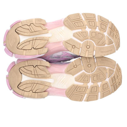 BALENCIAGA Runner Sneakers White Pink Size EU 42
