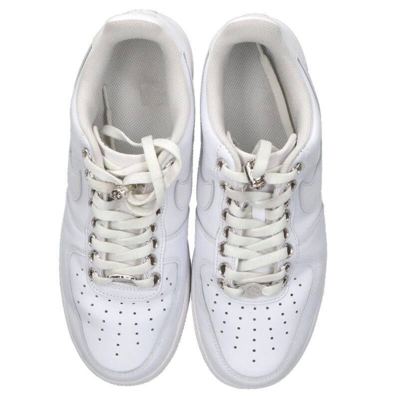 Chrome Hearts x Nike AF1 Bolo Tip White/Silver Size 10.5