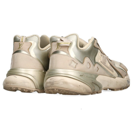 LOUISVUITTON Tatic Line Low-Top Sneakers Beige Size 6.5