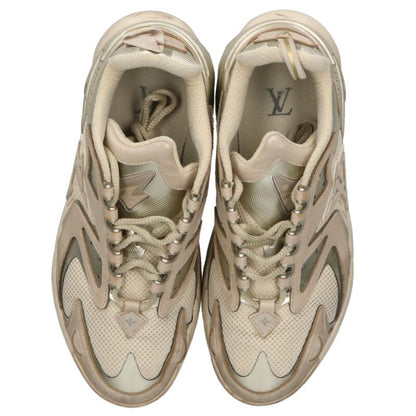 LOUISVUITTON Tatic Line Low-Top Sneakers Beige Size 6.5