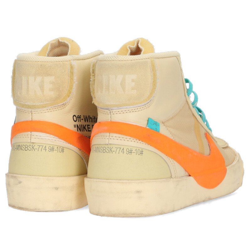 NIKE OFF-WHITE Blazer Mid All Hallows Eve Orange Size 10
