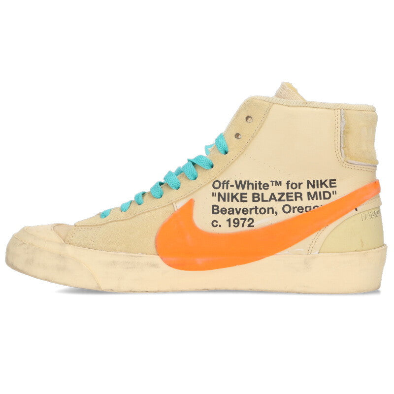 NIKE OFF-WHITE Blazer Mid All Hallows Eve Orange Size 10