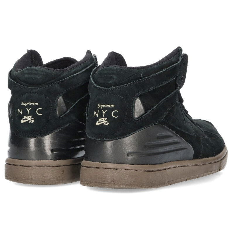 SUPREME x Nike Zoom Air 94 Hi Sneakers Black Size 10.5