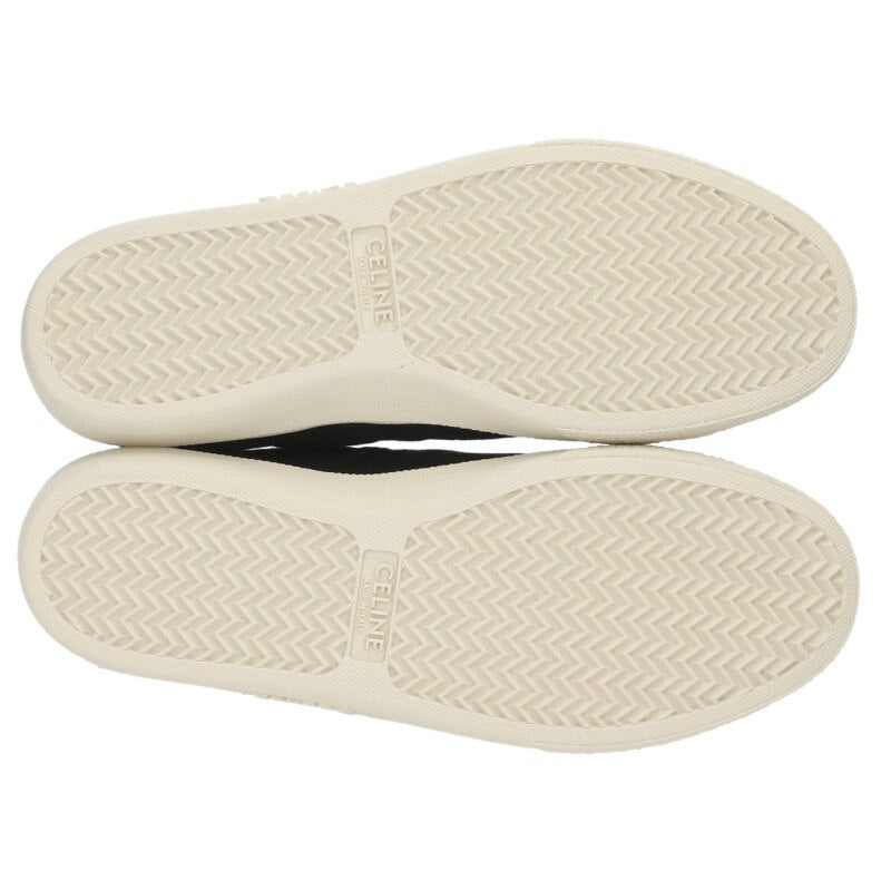 CELINE AS-01 Alan Triomphe Logo Canvas Sneakers Size 8.5